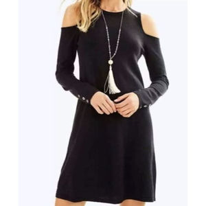 Lilly Pulitzer True Navy Faire Sweater Dress Size Medium New With Tags
